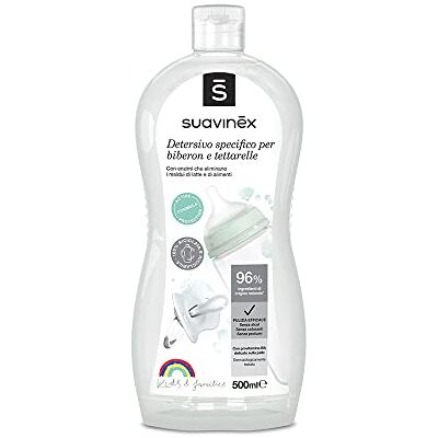 Suavinex Specifiek wasmiddel voor flessen en spenen met natuurlijke enzymen, 500 ml Suavinex Specifiek wasmiddel voor flessen en spenen met natuurlijke enzymen, 500 ml