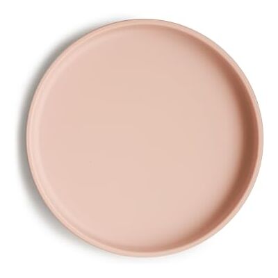 mushie Siliconen bord met zuignap borden en kommen blush mushie Siliconen bord met zuignap borden en kommen blush