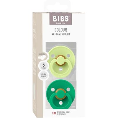 Bibs Colour fopspeen, set van 2, BPA-vrij, ronde speen, natuurlijk rubberlatex, gemaakt in Denemarken, maat 2 (6-18 maanden), matcha/cactus Bibs Colour fopspeen, set van 2, BPA-vrij, ronde speen, natuurlijk rubberlatex, gemaakt in Denemarken, maat 2 (6-18 maanden), matcha/cactus