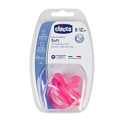 Chicco PhysioForma Fopspeen Zachte Siliconen Speen Ondersteunt de Fysiologische Ademhaling Vanaf 6-16 Maanden Roze Chicco PhysioForma Fopspeen Zachte Siliconen Speen Ondersteunt de Fysiologische Ademhaling Vanaf 6-16 Maanden Roze