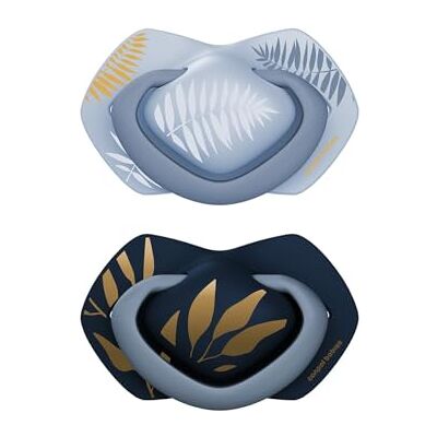 Canpol babies Light Touch siliconen fopspeen 0-6 m symmetrisch goud 2 stuks. blauw Canpol babies Light Touch siliconen fopspeen 0-6 m symmetrisch goud 2 stuks. blauw