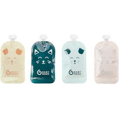 Babymoov 20 herbruikbare drinkflessen voor baby's en kinderen, inhoud 150 ml, van gerecycled kunststof, BPA-vrij, 100% luchtdicht, herschrijfbaar oppervlak Babymoov 20 herbruikbare drinkflessen voor baby's en kinderen, inhoud 150 ml, van gerecycled kunststof, BPA-vrij, 100% luchtdicht, herschrijfbaar oppervlak
