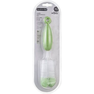 Suavinex Reinigingsborstel voor babyflessen Duo 0M+ Suavinex Reinigingsborstel voor babyflessen Duo 0M+