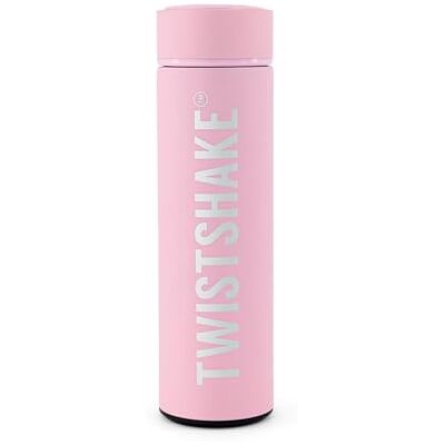 Twistshake Thermosfles, 420 ml, bereiding voor babyflessen, roestvrij staal, pastellichtroze, 78297 Twistshake Thermosfles, 420 ml, bereiding voor babyflessen, roestvrij staal, pastellichtroze, 78297