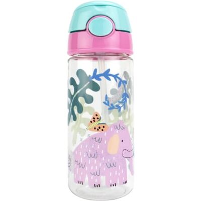 Nuby Beker met Zacht Rietje Drukknop in Tritan 540ml Roze Nuby Beker met Zacht Rietje Drukknop in Tritan 540ml Roze