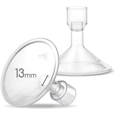Maymom MyFit kleine borstschilden, 2 stuks, compatibel met Medela borstkolven PersonalFit, Freestyle, Harmony, Maxi en Flex Connectoren, geschikt voor brede en smalle connectoren, Classic, 13 mm Maymom MyFit kleine borstschilden, 2 stuks, compatibel met Medela borstkolven PersonalFit, Freestyle, Harmony, Maxi en Flex Connectoren, geschikt voor brede en smalle connectoren, Classic, 13 mm