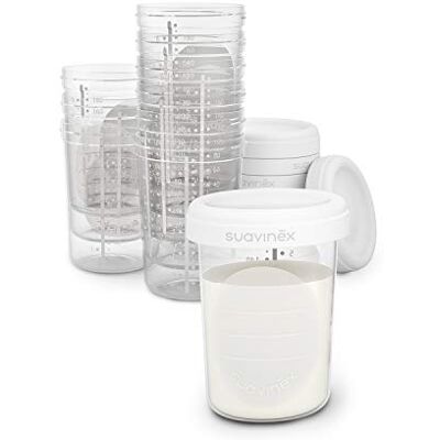 Suavinex Voorraaddoos Moedermelk, 180 ml, 10 Stuk Suavinex Voorraaddoos Moedermelk, 180 ml, 10 Stuk