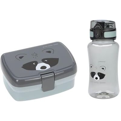 Lässig About Friends Racoon Lunchbox en drinkfles, 460 ml Lässig About Friends Racoon Lunchbox en drinkfles, 460 ml