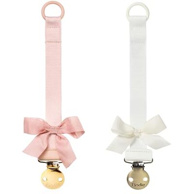 Elodie Details Fopspeen clip voor kinderen en meisjes fopspeenhouder ketting met clip BPA-vrij gerecycled polyester armband uniseks cadeau voor pasgeborenen, poederroze/vanille wit Elodie Details Fopspeen clip voor kinderen en meisjes fopspeenhouder ketting met clip BPA-vrij gerecycled polyester armband uniseks cadeau voor pasgeborenen, poederroze/vanille wit