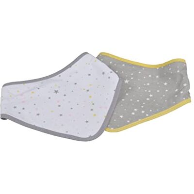 Bébé Douceur Bandana slabbetjes 2 stuks Bébé Douceur Bandana slabbetjes 2 stuks