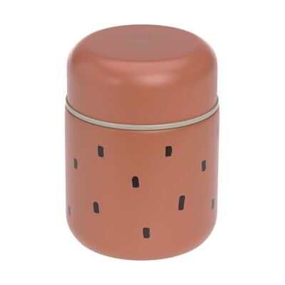 Lässig Thermosbox voor kinderen, pap, lekvrij, roestvrij staal, 350 ml, voedselpot, Happy Prints karamel Lässig Thermosbox voor kinderen, pap, lekvrij, roestvrij staal, 350 ml, voedselpot, Happy Prints karamel