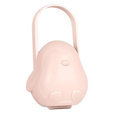 Miniland Rosa Dolce Hygiënische fopspeenhouder met flexibele handgreep voor bevestiging aan kinderwagen, handtas of wieg. Miniland Rosa Dolce Hygiënische fopspeenhouder met flexibele handgreep voor bevestiging aan kinderwagen, handtas of wieg.