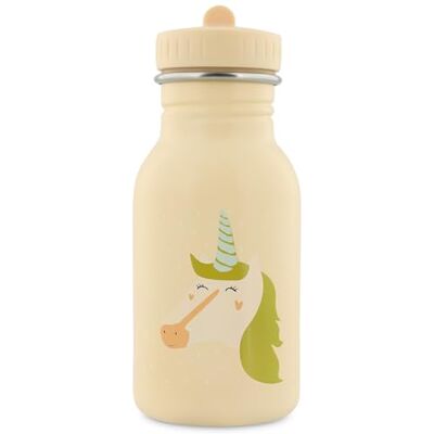 Trixie Drinkfles voor kinderen, roestvrij staal, 350 ml, Mrs. Unicorn (eenhoorn) Trixie Drinkfles voor kinderen, roestvrij staal, 350 ml, Mrs. Unicorn (eenhoorn)