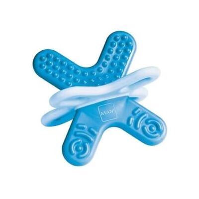 MAM Bite & Relax Phase 2 ZEDMM357M Mini-tandaroule, 4 maanden, blauw MAM Bite & Relax Phase 2 ZEDMM357M Mini-tandaroule, 4 maanden, blauw