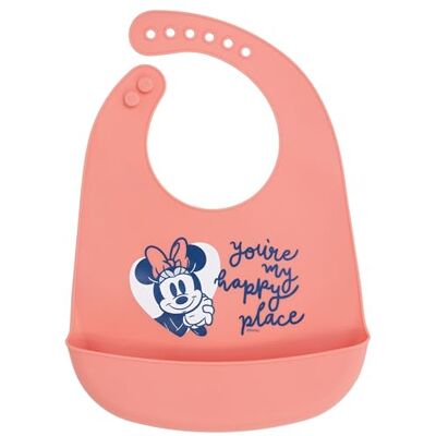 Stor MINNIE MOUSE HEART FULL SILICONE SLADBJE Stor MINNIE MOUSE HEART FULL SILICONE SLADBJE
