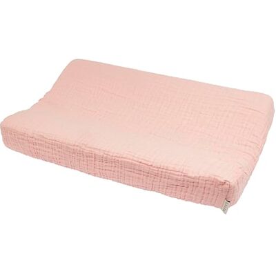 MEYCO Baby Uni hoes voor aankleedkussen (aankleedkussen 100% katoen, voorgewassen, zacht, huidvriendelijk, wasbaar en geschikt voor de droger, afmetingen: 50 x 70 cm), zacht roze MEYCO Baby Uni hoes voor aankleedkussen (aankleedkussen 100% katoen, voorgewassen, zacht, huidvriendelijk, wasbaar en geschikt voor de droger, afmetingen: 50 x 70 cm), zacht roze