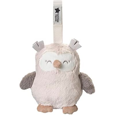 Tommee Tippee Mini-pluche dier om te slapen, oplaadbaar, met geluiden en slaapliedjes, Ollie de uil Tommee Tippee Mini-pluche dier om te slapen, oplaadbaar, met geluiden en slaapliedjes, Ollie de uil