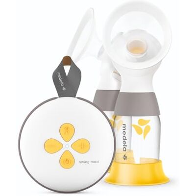 Medela Swing Maxi Double elektrische pomp oplaadbaar via USB meer melk in minder tijd met PersonalFit Flex Cups en 2-fasen-afkolf-technologie Medela Swing Maxi Double elektrische pomp oplaadbaar via USB meer melk in minder tijd met PersonalFit Flex Cups en 2-fasen-afkolf-technologie