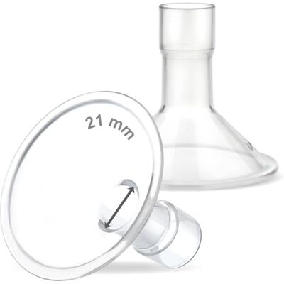Maymom Myfit 2 stuks 21 mm schild compatibel met Medela Personalfit, Freestyle, Harmony, Maxi, Freestyle Flex brede mond/smalle connector Maymom Myfit 2 stuks 21 mm schild compatibel met Medela Personalfit, Freestyle, Harmony, Maxi, Freestyle Flex brede mond/smalle connector