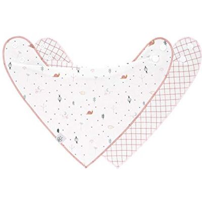Lässig Slabbetje baby sjaal driehoek set 2 stuks. Biologisch katoen omkeerbare drukknoop/Baby Bandana Garden Explorer Schnecke Lässig Slabbetje baby sjaal driehoek set 2 stuks. Biologisch katoen omkeerbare drukknoop/Baby Bandana Garden Explorer Schnecke
