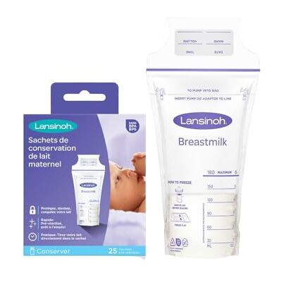 Lansinoh Zakken voor moedermelk 25 zakjes Lansinoh Zakken voor moedermelk 25 zakjes
