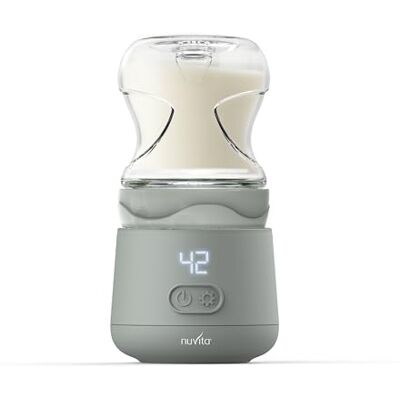 Nuvita 1162 Warm'n'Go universele draagbare flessenwarmer met USB, snelle verwarming, 4 temperatuurinstellingen, gemakkelijk te vervoeren met luchtdichte sluiting, verwarmt tot 8 flessen Nuvita 1162 Warm'n'Go universele draagbare flessenwarmer met USB, snelle verwarming, 4 temperatuurinstellingen, gemakkelijk te vervoeren met luchtdichte sluiting, verwarmt tot 8 flessen