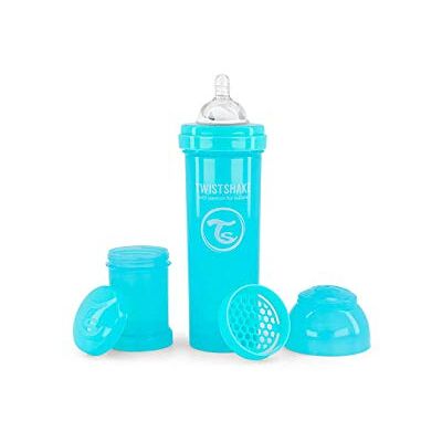 Twistshake Anti-koliekflesjes 330 ml, BPA-vrij, siliconen zuiger, vanaf 4 maanden, lichtblauw pastelkleurig Twistshake Anti-koliekflesjes 330 ml, BPA-vrij, siliconen zuiger, vanaf 4 maanden, lichtblauw pastelkleurig