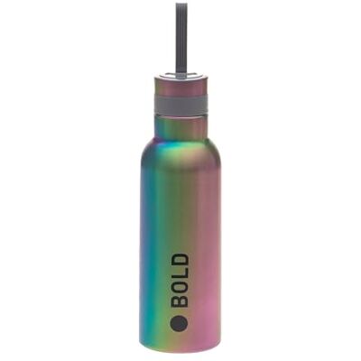 Lässig BOLD Kinderfles, 750 ml, roestvrij staal, BPA-vrij, schoolfles, roestvrij staal, bold regenboog Lässig BOLD Kinderfles, 750 ml, roestvrij staal, BPA-vrij, schoolfles, roestvrij staal, bold regenboog