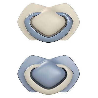 Canpol babies Set van 2 lichte siliconen fopspenen, BPA-vrij (6-18 m, zuiver blauw) Canpol babies Set van 2 lichte siliconen fopspenen, BPA-vrij (6-18 m, zuiver blauw)