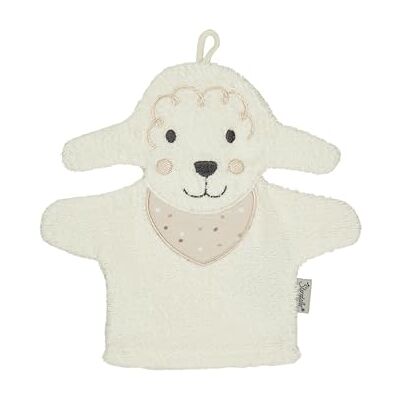 Sterntaler Washandjes van schapenvlokken, washandje voor baby's, van absorberend en zacht katoen, voor bad- en doucheplezier, washandje voor baby's en kinderen, ecru Sterntaler Washandjes van schapenvlokken, washandje voor baby's, van absorberend en zacht katoen, voor bad- en doucheplezier, washandje voor baby's en kinderen, ecru