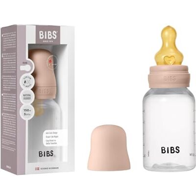 Bibs Babyfles 150 ml. Fopspeen van natuurlijk rubber. Flessenset. Anti-koliek. BPA-vrij. Anti-koliek. Langzame doorstroming. Licht en gemakkelijk schoon te maken. Geschikt voor pasgeborenen vanaf 0 jaar, blush Bibs Babyfles 150 ml. Fopspeen van natuurlijk rubber. Flessenset. Anti-koliek. BPA-vrij. Anti-koliek. Langzame doorstroming. Licht en gemakkelijk schoon te maken. Geschikt voor pasgeborenen vanaf 0 jaar, blush