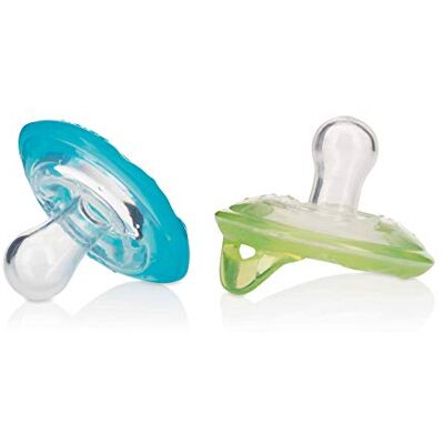 Nuby Nby 2 Natural FlexTM fopspeen kersenvorm 0-6 Maanden groen/aqua. Nuby Nby 2 Natural FlexTM fopspeen kersenvorm 0-6 Maanden groen/aqua.