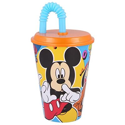 Stor Mickey Cool Summer Easy Rietbeker 430 ml Stor Mickey Cool Summer Easy Rietbeker 430 ml