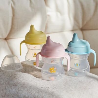 MAM Leerbeker drinkbeker 6 maanden 190 ml (willekeurige kleur) babybeker met ergonomische handgrepen MAM Leerbeker drinkbeker 6 maanden 190 ml (willekeurige kleur) babybeker met ergonomische handgrepen