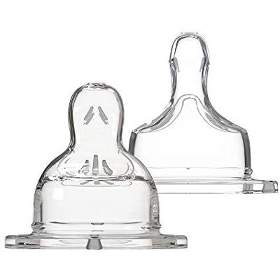Dodie set van 2 platte fopspenen, anti-koliek fopspenen, 1 debiethoeveelheid, 0-6 maanden, 6317169 Dodie set van 2 platte fopspenen, anti-koliek fopspenen, 1 debiethoeveelheid, 0-6 maanden, 6317169
