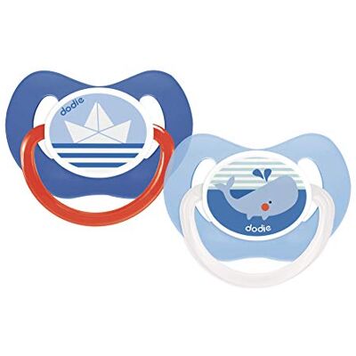 Dodie Fysiologische fopspeen Set van 2 Willekeurig model +6 maanden Uniseks baby Veelkleurig Dodie Fysiologische fopspeen Set van 2 Willekeurig model +6 maanden Uniseks baby Veelkleurig