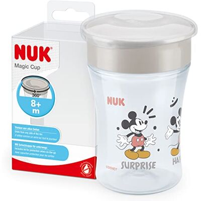 NUK Magic Cup leerbeker, 360° lekvrije rand, 8+ maanden, BPA-vrij, 230 ml, egel (blauw) NUK Magic Cup leerbeker, 360° lekvrije rand, 8+ maanden, BPA-vrij, 230 ml, egel (blauw)