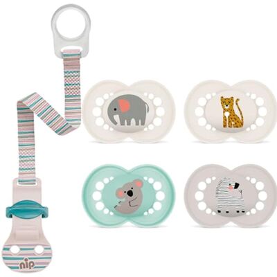 MAM Skin Soft siliconen fopspeen in set van 2, 6-16 maanden, met sterilisatiedoos en NIP-fopspeenclip MAM Skin Soft siliconen fopspeen in set van 2, 6-16 maanden, met sterilisatiedoos en NIP-fopspeenclip