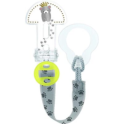 MAM Clip It & Cover, ketting met fopspeenhouder, BPA-vrij, lichtblauw, verschillende modellen MAM Clip It & Cover, ketting met fopspeenhouder, BPA-vrij, lichtblauw, verschillende modellen