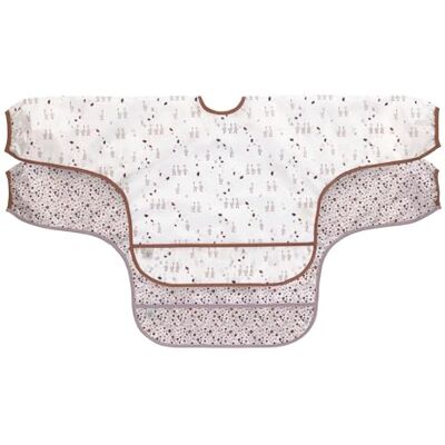 Lässig Baby Slabbetje met lange mouwen, set van 2 stuks, om te binden, valbescherming, lange mouwen, Bib Tiny Farmer Goose Lässig Baby Slabbetje met lange mouwen, set van 2 stuks, om te binden, valbescherming, lange mouwen, Bib Tiny Farmer Goose