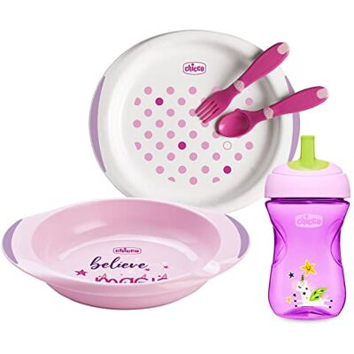 Chicco Maaltijdkoffer 12M+, Roze Chicco Maaltijdkoffer 12M+, Roze