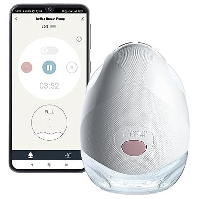 Tommee Tippee Made for Me Draagbare elektrische borstkolf, handsfree, draagbaar en stil, 1 massage en 8 express-modi, batterijduur van 4 uur Tommee Tippee Made for Me Draagbare elektrische borstkolf, handsfree, draagbaar en stil, 1 massage en 8 express-modi, batterijduur van 4 uur