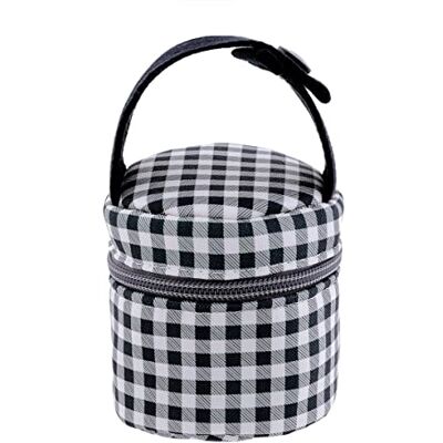 Cambrass Fopspeenhouder, Vichy, zwart Cambrass Fopspeenhouder, Vichy, zwart