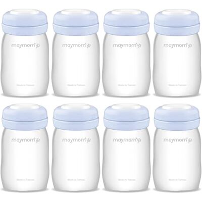 Maymom Bewaarfles voor moedermelk met brede hals, 153 g, opmerkelijke SureSeal-schijf, compatibel met Spectra S2 Spectra S1 Spectra 9 Plus. Maymom Bewaarfles voor moedermelk met brede hals, 153 g, opmerkelijke SureSeal-schijf, compatibel met Spectra S2 Spectra S1 Spectra 9 Plus.