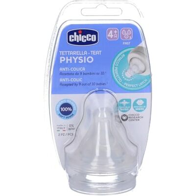 Chicco Fysiologische fopspeen tegen koliek siliconen snelle stroom 4+ maanden 2 stuks 2 stuks 2 stuks Chicco Fysiologische fopspeen tegen koliek siliconen snelle stroom 4+ maanden 2 stuks 2 stuks 2 stuks