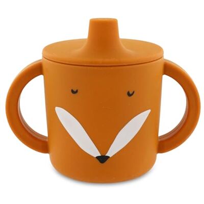 Trixie Mr Fox beker 4+ maanden 100% food-grade siliconen oranje Trixie Mr Fox beker 4+ maanden 100% food-grade siliconen oranje