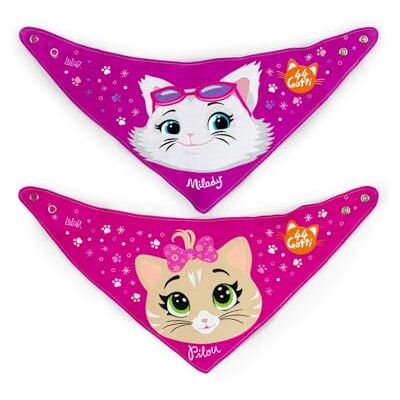 Lulabi 44 stuks slabbetjes van katoen, bandana, meisjes Lulabi 44 stuks slabbetjes van katoen, bandana, meisjes