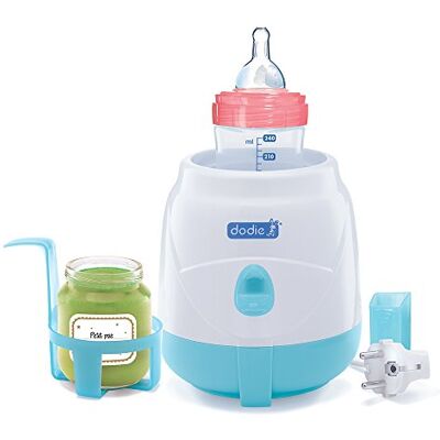 Dodie Elektrische flessenwarmer, compact, blauw, Eén maat Dodie Elektrische flessenwarmer, compact, blauw, Eén maat