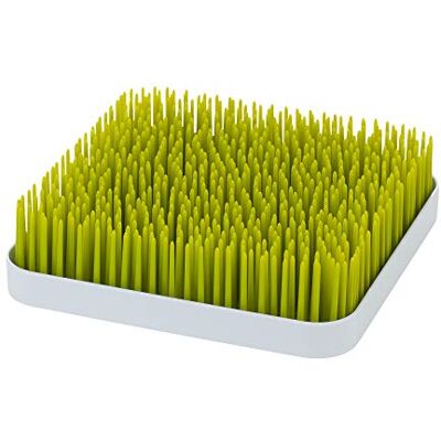 Boon TOMY GRASS B373 Afdruiprek voor babyflessen, van imitatie gras, droogrek voor babyflessen, fopspenen en accessoires voor baby's, groen Boon TOMY GRASS B373 Afdruiprek voor babyflessen, van imitatie gras, droogrek voor babyflessen, fopspenen en accessoires voor baby's, groen