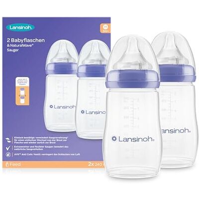 Lansinoh I Natural Wave babyfles, 2 x 240 ml Lansinoh I Natural Wave babyfles, 2 x 240 ml